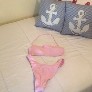 Frankie’s Bikinis Pink Set